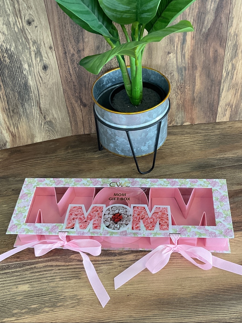 CWC Cook With Color Mom Floral Compartment Gift Box NIB